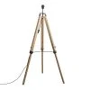QAZQA Stehleuchte im Landhausstil Holz ohne Lampenschirm - Stativ -Stehlampen Verkaufsladen 4352 91870 0
