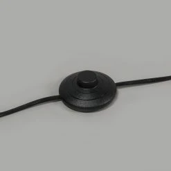 QAZQA Messing Stehlampe mit grauem Schirm 50 cm - Kaso -Stehlampen Verkaufsladen 4390 95050 5