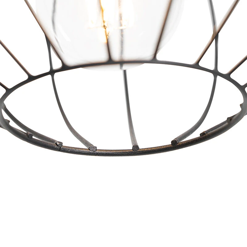 QAZQA Design-Stehlampe schwarz 23 cm - Margarita 8 QAZQA Design-Stehlampe schwarz 23 cm - Margarita – Bild 6