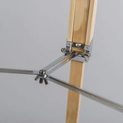 QAZQA Stehleuchte im Landhausstil Holz ohne Lampenschirm - Stativ -Stehlampen Verkaufsladen 4430 91870 4