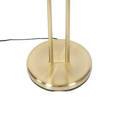 QAZQA Moderne Stehleuchte Messing mit Leselampe inkl. LED dim to warm - Diva 33 QAZQA Moderne Stehleuchte Messing mit Leselampe inkl. LED dim to warm - Diva -Stehlampen Verkaufsladen 4461 103422 12