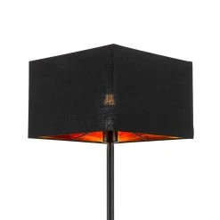 QAZQA Moderne Stehlampe schwarz mit Gold - VT 1 -Stehlampen Verkaufsladen 4463 103297 1