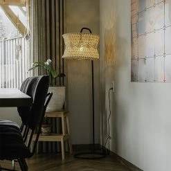 QAZQA Orientalische Stehlampe grau - Leonard