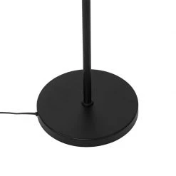 QAZQA Land Stehlampe schwarz mit Rattanschirm - Kata -Stehlampen Verkaufsladen 4476 103453 9