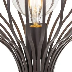 QAZQA Moderne Stehlampe braun - Sapphira -Stehlampen Verkaufsladen 4560 105123 5