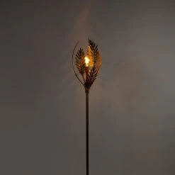 QAZQA Vintage Stehlampe Gold - Botanica -Stehlampen Verkaufsladen 4593 102759 12