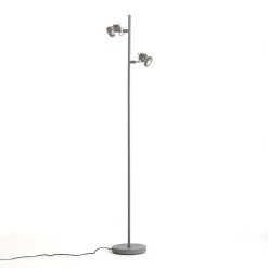 QAZQA Industrielle Stehleuchte Anthrazit 2-flammig - Suplux -Stehlampen Verkaufsladen 4609 94742 2