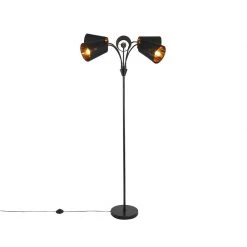 QAZQA Moderne Stehlampe schwarz 5-Licht - Carmen -Stehlampen Verkaufsladen 4621 103503 10