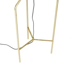 QAZQA Design-Stehlampe Gold mit grünem Glas - Bliss -Stehlampen Verkaufsladen 4623 104863 7