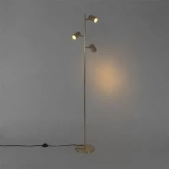 QAZQA Moderne Messing Stehleuchte 3-flammig - Jeana -Stehlampen Verkaufsladen 4634 103903 14