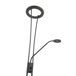 QAZQA Moderne Stehleuchte schwarz inkl. LED mit Lesearm - Divine -Stehlampen Verkaufsladen 4733 99250 11