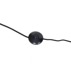 QAZQA Design Stehlampe schwarz mit gold mit Rauchglas - Zuzanna -Stehlampen Verkaufsladen 4850 104560 11