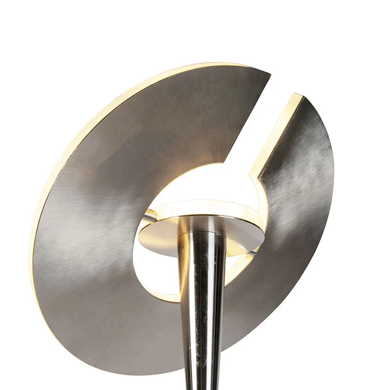 Trio Leuchten Moderne Stehlampe Stahl inkl. LED mit Lesearm - Moderno 10 Trio Leuchten Moderne Stehlampe Stahl inkl. LED mit Lesearm - Moderno – Bild 8