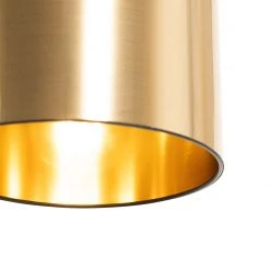 QAZQA Moderne vloerlamp zwart met goud - Lofty -Stehlampen Verkaufsladen 4932 105420 2