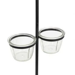 QAZQA Moderne Stehlampe schwarz mit Glas 33 cm - Roslini -Stehlampen Verkaufsladen 4946 104760 6