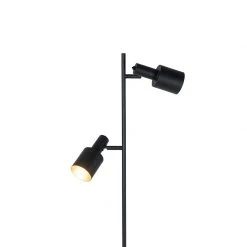 QAZQA Moderne Stehlampe schwarz 2-flammig - Stijn -Stehlampen Verkaufsladen 4979 102532 6