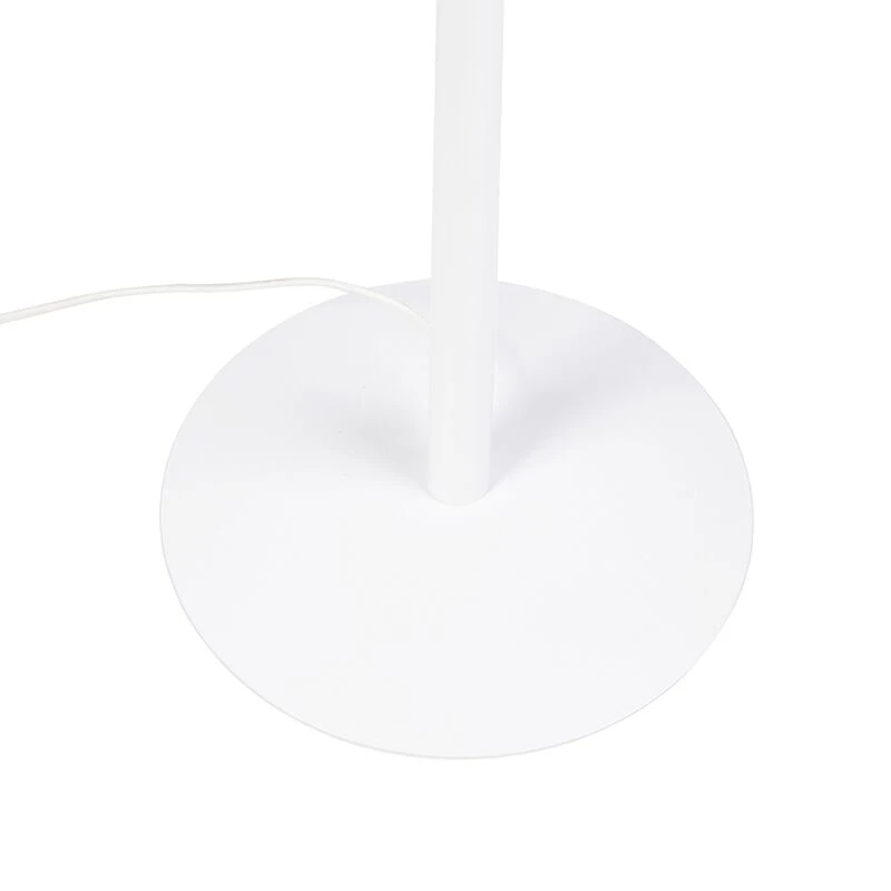 QAZQA Moderne Stehlampe weiß mit pfefferfarbenem Schirm 50 cm - Simplo 9 QAZQA Moderne Stehlampe weiß mit pfefferfarbenem Schirm 50 cm - Simplo – Bild 7