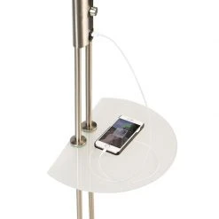 QAZQA Stahl Stehlampe mit Lesearm inkl. LED und USB-Anschluss - Sevilla -Stehlampen Verkaufsladen 4991 99507 10