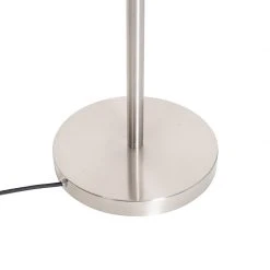 QAZQA Stehlampe Stahl mit Schirm grau und Leselampe - Jelena -Stehlampen Verkaufsladen 5023 105568 10