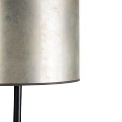 QAZQA Schwarze Stehlampe mit altem Taupeschirm 40 cm - Simplo -Stehlampen Verkaufsladen 5065 98101 2