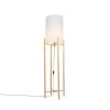 QAZQA Land Stehlampe Holz mit weißem Schirm - Lengi 1 QAZQA Land Stehlampe Holz mit weißem Schirm - Lengi -Stehlampen Verkaufsladen 5076 102915 0