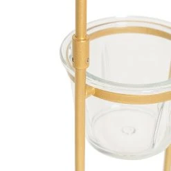 QAZQA Art deco vloerlamp goud met wit glas - Isabella -Stehlampen Verkaufsladen 5114 105934 2