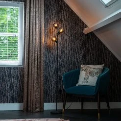 QAZQA Art Deco Stehleuchte schwarz 3-Licht mit Rauchglas - Vidro -Stehlampen Verkaufsladen 5129 102481 12