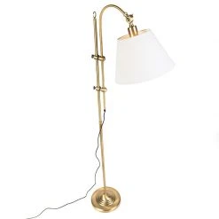 QAZQA Smarte klassische Stehleuchte Bronze mit Weiß inkl. Wifi A60 - Ashley 40 QAZQA Smarte klassische Stehleuchte Bronze mit Weiß inkl. Wifi A60 - Ashley -Stehlampen Verkaufsladen 5152 104721 15