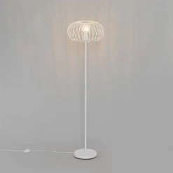 QAZQA Design vloerlamp wit - Johanna -Stehlampen Verkaufsladen 5158 105580 11