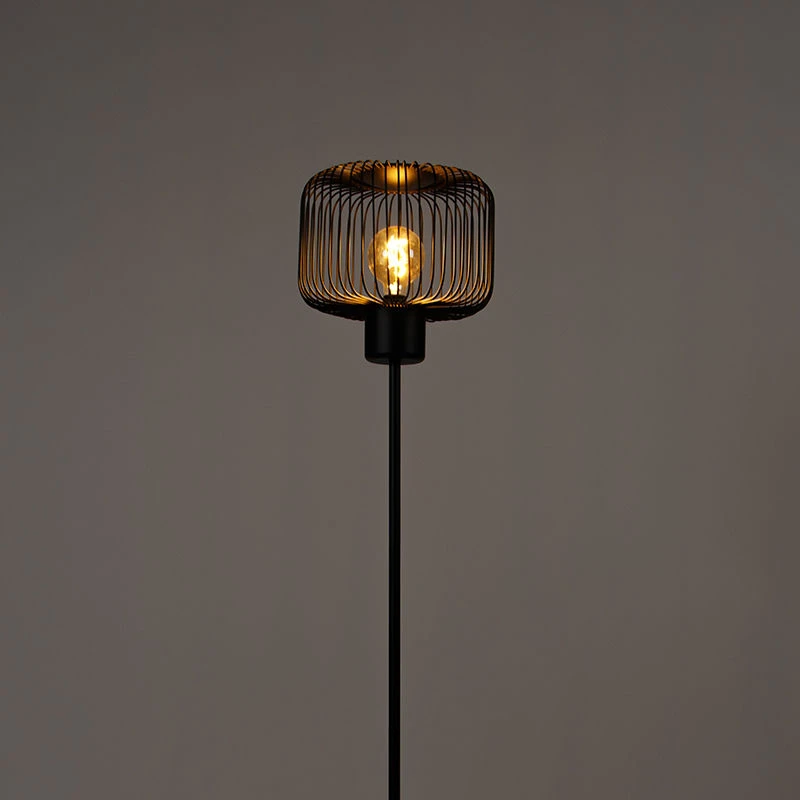 QAZQA Design Stehleuchte schwarz - Baya 14 QAZQA Design Stehleuchte schwarz - Baya – Bild 12