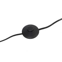 QAZQA Design Stehleuchte Stahl mit beigem Leinenschirm - Reichhaltig -Stehlampen Verkaufsladen 5260 102504 9