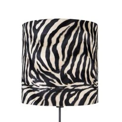 QAZQA Stehlampe schwarzer Schirm Zebra Design 40 cm verstellbar - Parte 16 QAZQA Stehlampe schwarzer Schirm Zebra Design 40 cm verstellbar - Parte -Stehlampen Verkaufsladen 5273 104179 2