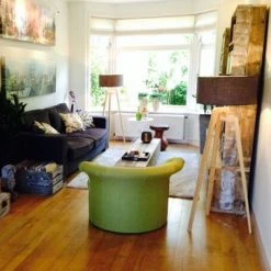 QAZQA Professional Stehleuchte Stativholz ohne Schirm - Puros -Stehlampen Verkaufsladen 5334 90326 12