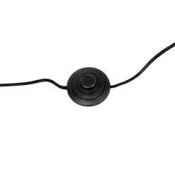 QAZQA Moderne Stehleuchte schwarz mit 2 goldenen Lichtern - Magno -Stehlampen Verkaufsladen 5389 99076 12