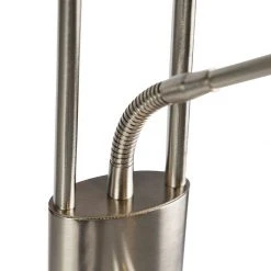 QAZQA Moderne Stehleuchte Stahl inkl. LED mit Lesearm - Ibiza 22 QAZQA Moderne Stehleuchte Stahl inkl. LED mit Lesearm - Ibiza -Stehlampen Verkaufsladen 5419 99261 5