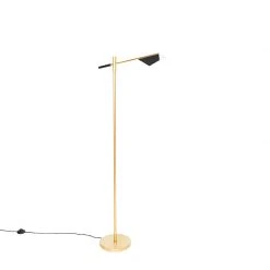 QAZQA Design-Stehlampe schwarz mit Gold - Sinem 25 QAZQA Design-Stehlampe schwarz mit Gold - Sinem -Stehlampen Verkaufsladen 5443 105416 9