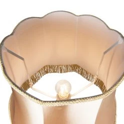 QAZQA Graue Stehlampe mit Granny-Lampenschirm Gold - Classico -Stehlampen Verkaufsladen 5478 95297 2