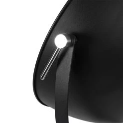 QAZQA Stehlampe schwarz mit gold 51 cm verstellbarem Stativ - Magnax -Stehlampen Verkaufsladen 5545 102519 9