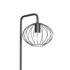 QAZQA Design-Stehlampe schwarz 23 cm - Margarita 18 QAZQA Design-Stehlampe schwarz 23 cm - Margarita -Stehlampen Verkaufsladen 5547 105356 2