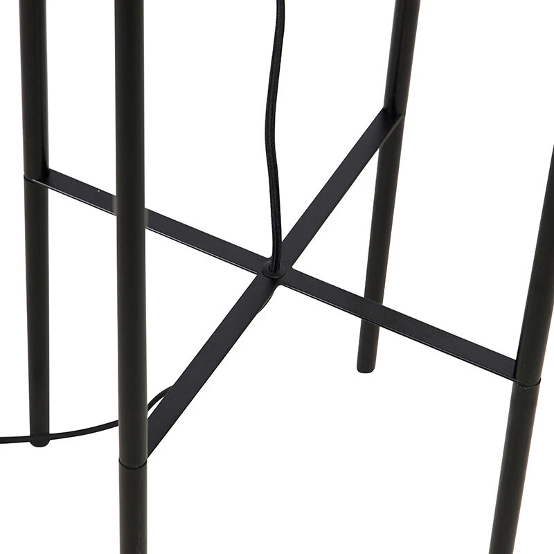 QAZQA Design Stehleuchte mit Samtschirm grün/gold - Rich 9 QAZQA Design Stehleuchte mit Samtschirm grün/gold - Rich – Bild 7