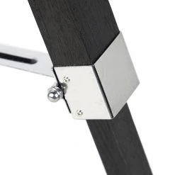 QAZQA Stehlampe schwarz mit weißem Leinenschirm 45 cm - Tripod -Stehlampen Verkaufsladen 5576 92835 10