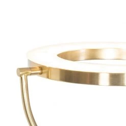 QAZQA Moderne Stehleuchte gold mit Lesearm inkl. LED und Dimmer - Divo -Stehlampen Verkaufsladen 5614 104099 5