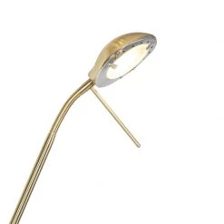 QAZQA Moderne Stehleuchte Messing mit Leselampe inkl. LED dim to warm - Diva 24 QAZQA Moderne Stehleuchte Messing mit Leselampe inkl. LED dim to warm - Diva -Stehlampen Verkaufsladen 5673 103422 3