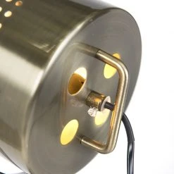 QAZQA Smart vloerlamp tripod hout met studiospot incl. Wifi B35 - Braha -Stehlampen Verkaufsladen 5697 106190 6