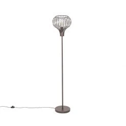 QAZQA Moderne Stehlampe braun - Sapphira -Stehlampen Verkaufsladen 5731 105123 13