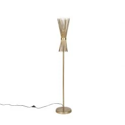 QAZQA Art Deco Stehlampe Gold - Besen 28 QAZQA Art Deco Stehlampe Gold - Besen -Stehlampen Verkaufsladen 5741 103090 12