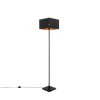 QAZQA Moderne Stehlampe schwarz mit Gold - VT 1 -Stehlampen Verkaufsladen 5743 103297 0