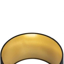 QAZQA Stehlampe schwarz mit schwarzem Schirm und verstellbarem Arm - Ladas -Stehlampen Verkaufsladen 5806 102377 5