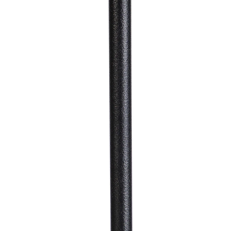 QAZQA Stehlampe schwarz mit Samtschirm taupe mit Gold 35 cm - Parte 10 QAZQA Stehlampe schwarz mit Samtschirm taupe mit Gold 35 cm - Parte – Bild 8