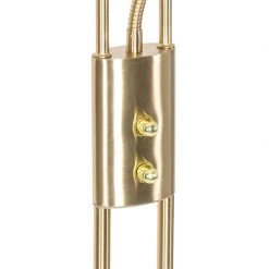 QAZQA Moderne Stehleuchte gold mit Lesearm inkl. LED und Dimmer - Divo -Stehlampen Verkaufsladen 5832 104099 11
